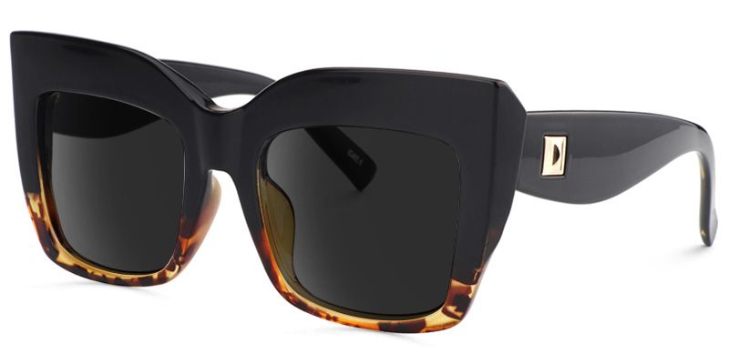 Alberta Tortoise Square Polarized Sunglasses for Driving | ZEELOOL UK1