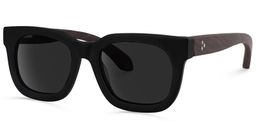 Sam Rectangle Wood Sunglasses1