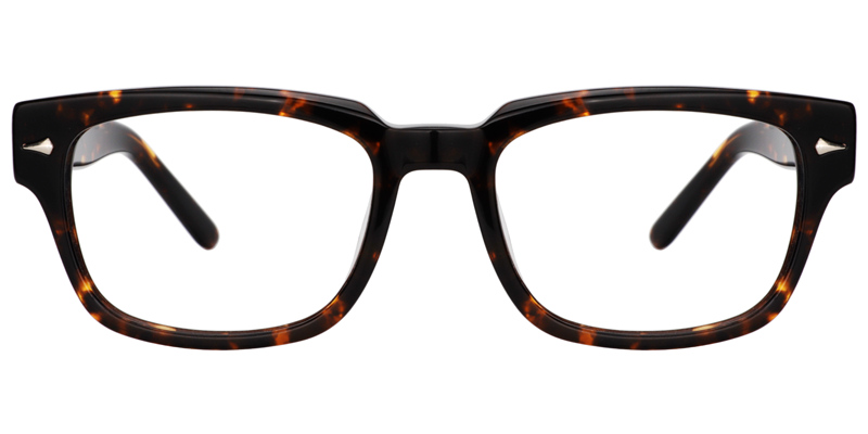 Rectangle Tortoise Glasses0