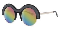 Farrell Round Black Sunglasses2