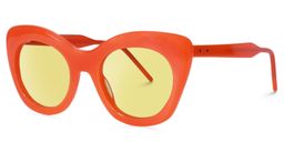 Maria Cat-eye Orange Sunglasses1