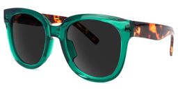 Harrell Green Square Sunglasses1
