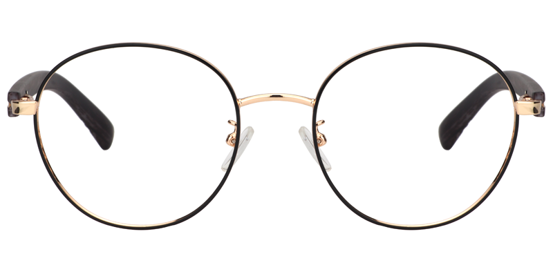 Judy Round Black Glasses