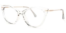 Pablo Cateye Clear Glasses1