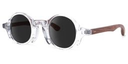 Charlie Round Clear Sunglasses1