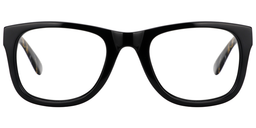 Alexis Rectangle Black Glasses0