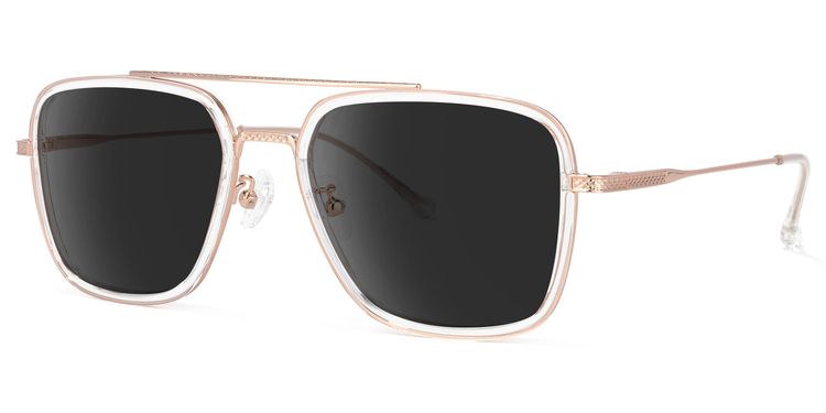 Nayeli Aviator Clear Sunglasses