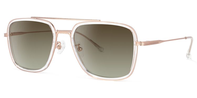 Nayeli Aviator Clear Sunglasses