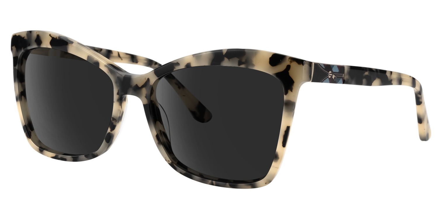 Alfred Acetate Light-Tortoise Butterfly Frame Sunglasses | ZEELOOL UK1