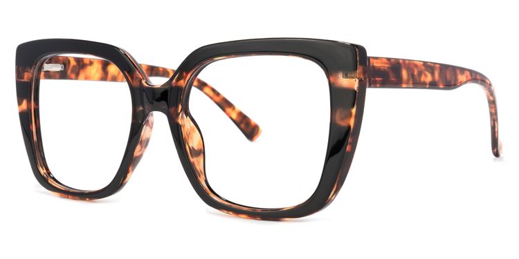 Brenda Square Tortoise Glasses