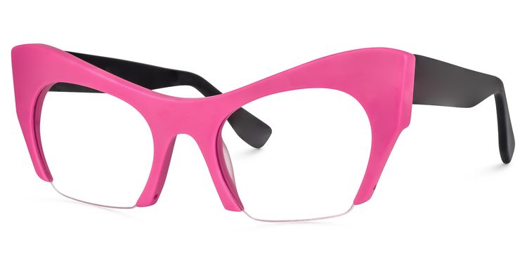 Kyle Cat Eye Pink Glasses