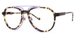 Ezra Geometric Light-Tortoise Glasses2