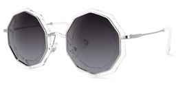 Princess Geometric Clear Sunglasses1