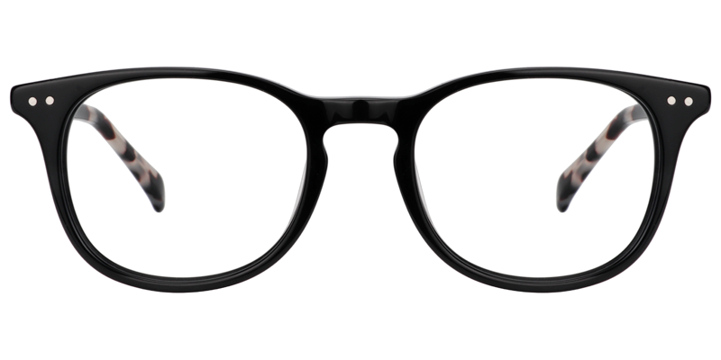 Joshua Round Black Glasses