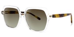 Norah Geometric Clear Sunglasses1