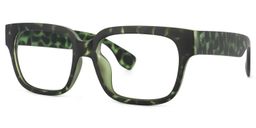 Colin Rectangle Green-Floral Glasses1