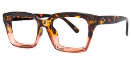 Cloris Rectangle Tortoise Glasses1