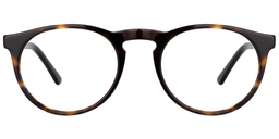 Angela Round Tortoise Glasses0