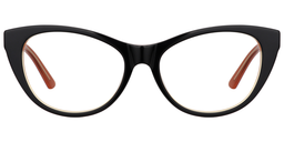 Julia Cateye Black Glasses0