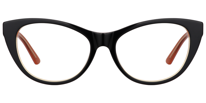 Julia Cateye Black Glasses