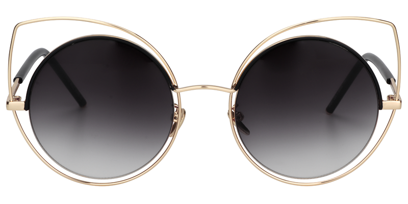 Cateye Gold Sunglasses | Zeelool Sunglass Frames0