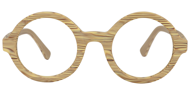 Ogden Round Brown Glasses