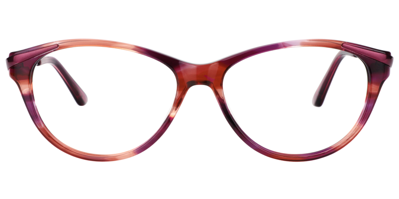 Oval Red Glasses | Zeelool Glasses Online0