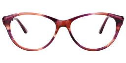 Isadora Oval Red Glasses0