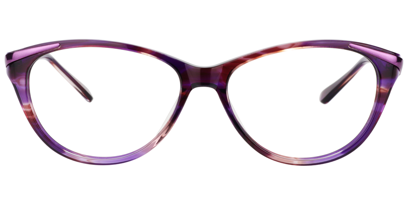 Oval Purple Glasses | Zeelool Glasses Online0
