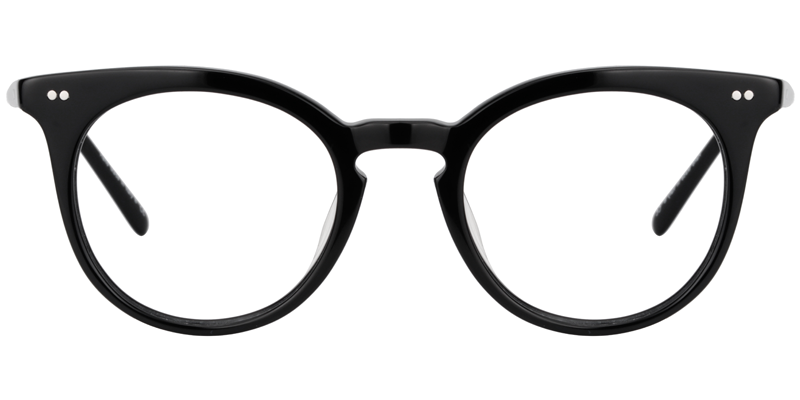 Kermit Round Black Glasses