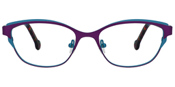 Karissa  Browline Purple Glasses0