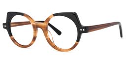 Gilbert Cateye Amber Glasses1
