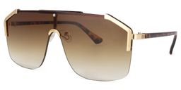 Titus Geometric Brown Sunglasses1