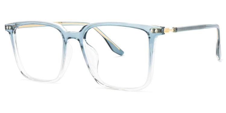 Tobias Square Light-Blue Glasses