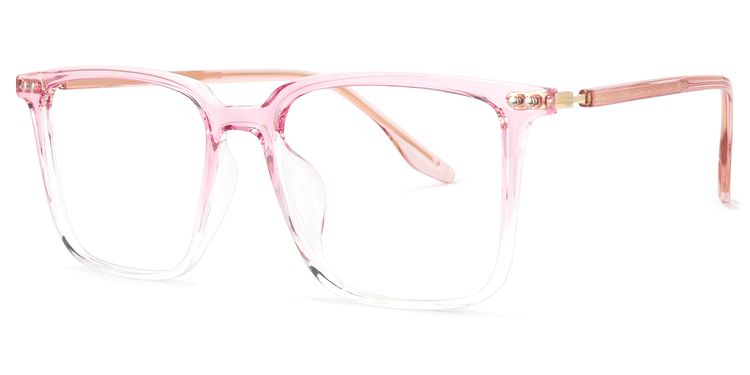 Tobias Square Pink Glasses