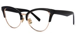 Charlene Browline Black Glasses3