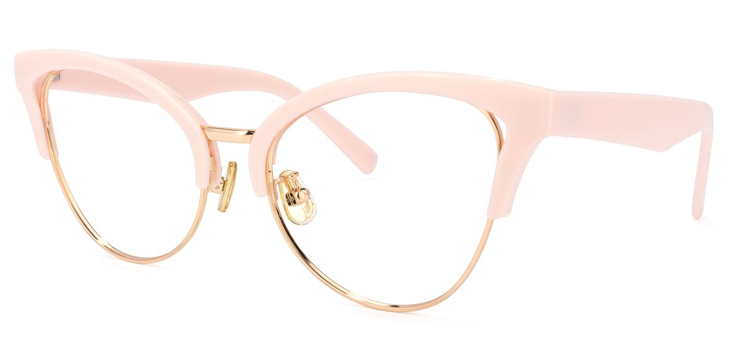 Browline Pink Glasses1