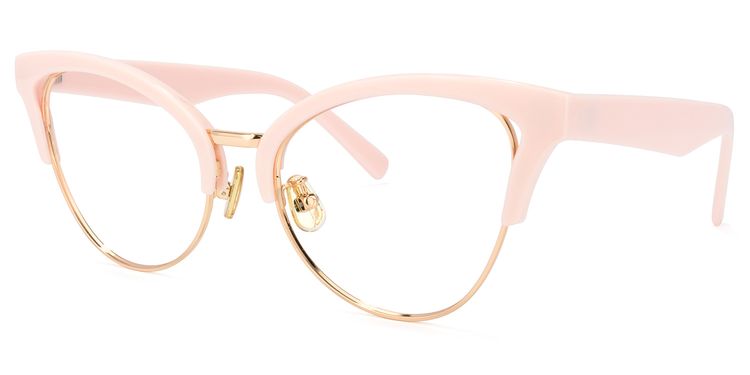 Charlene Browline Pink Glasses