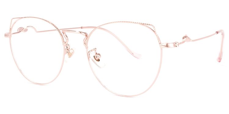 Willis Cateye Pink Glasses