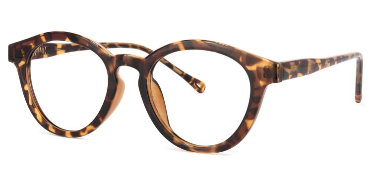 Pierce Round Tortoise Glasses