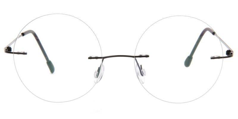 Cytheria Round Black Glasses