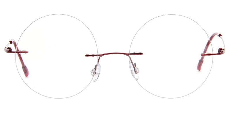 Cytheria Round Red Glasses