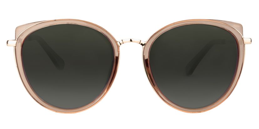 Salome Cat-eye Light-Brown Sunglasses