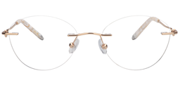 Faure Oval Titanium Glasses0