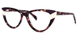 Freren Cateye Floral Glasses1
