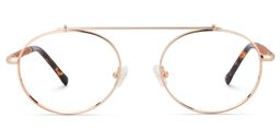 Christy Round Metal Glasses0