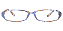 Pennie Rectangle Blue Reading Glasses0