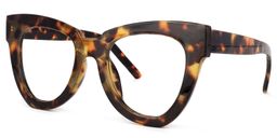 Hassan Cateye Tortoise Glasses1