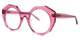 Bogar Geometric Red Glasses1