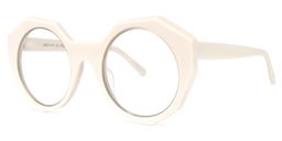 Bogar Geometric Creamy Glasses1